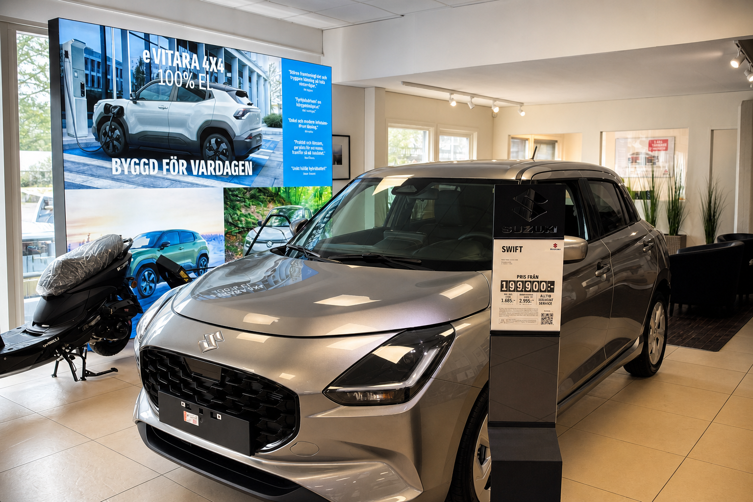 Specialpris på Suzuki Swift lagerbilar