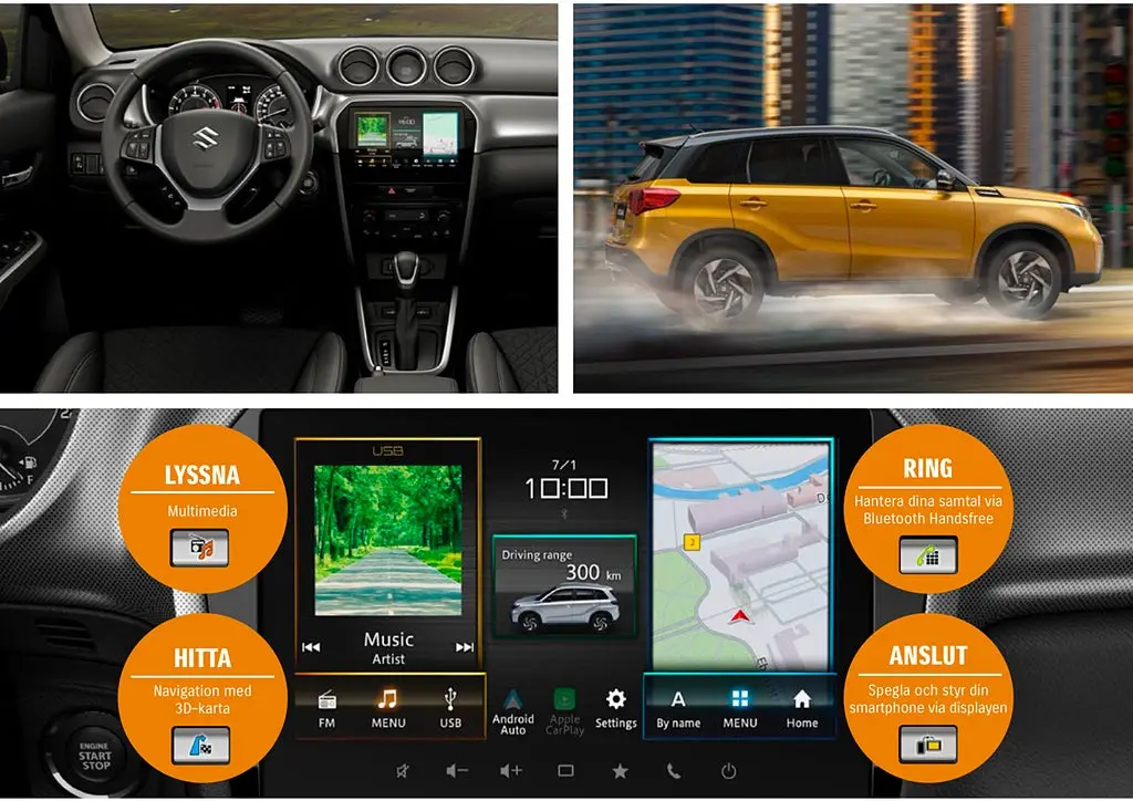 Suzuki Vitara Fullhybrid 1.5 HEV AGS AllGrip Select Biogas