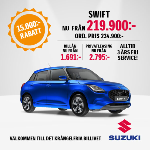 Suzuki Swift Sommar erbjudande
